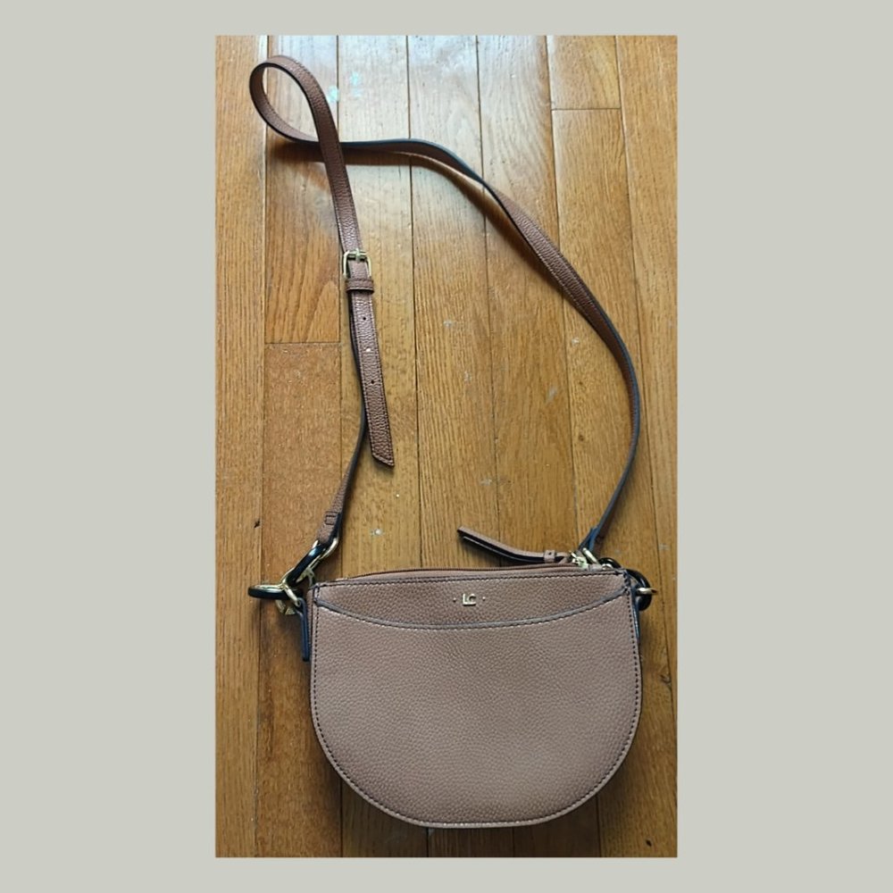 Liz Claiborne Brown Crossbody Handbag